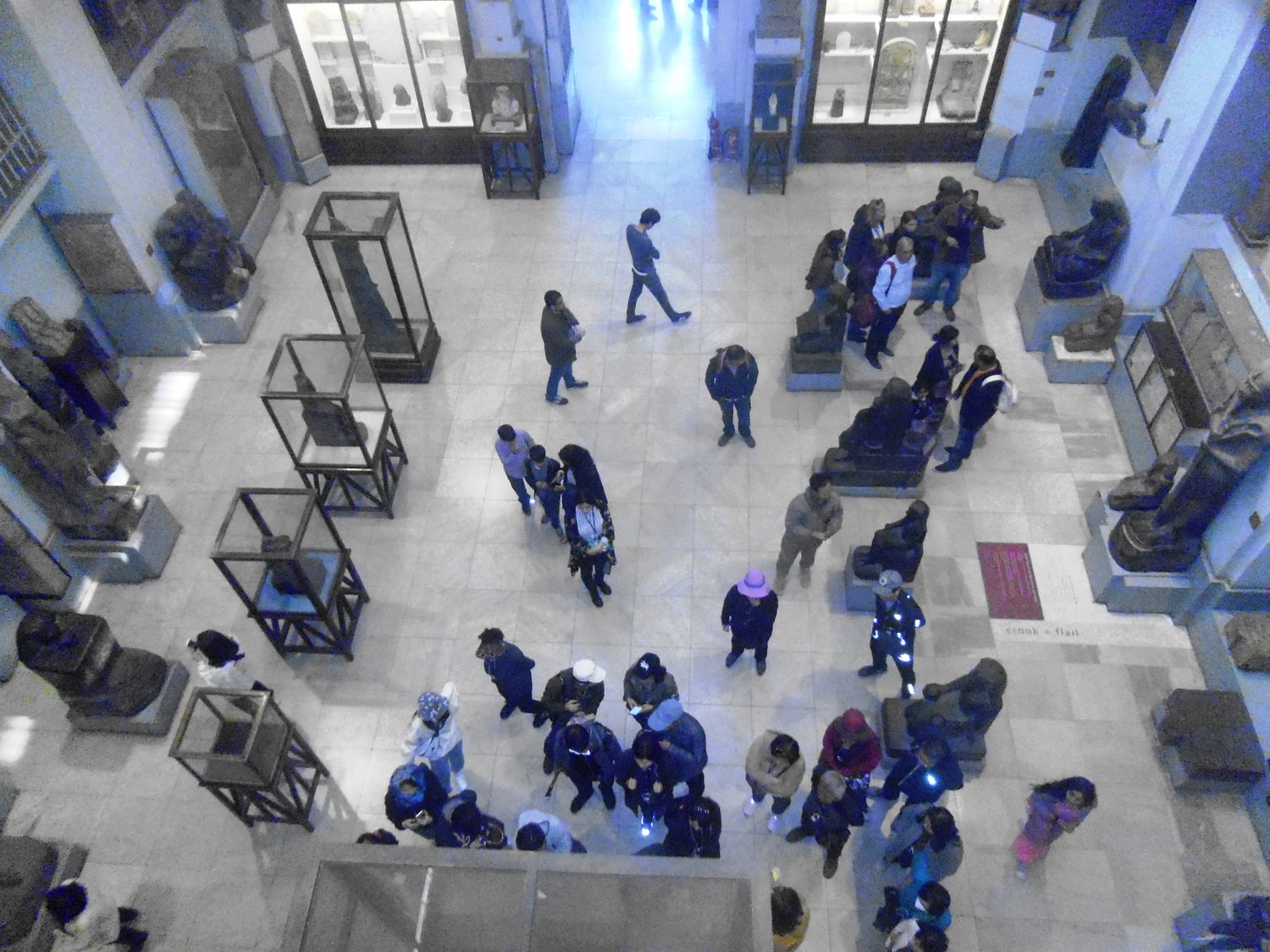 Interior gallery of the Egyptian Museum in Cairo